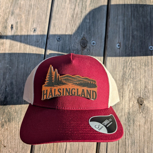 Hälsingland-keps med lasergraverad patch
